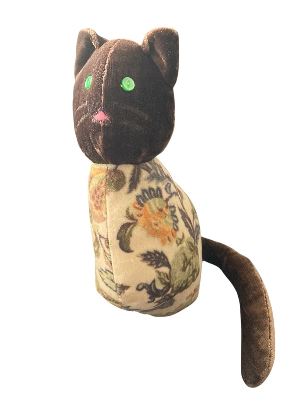 Vintage Handmade Stuffed Cat Doll